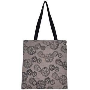 BABAMARA RARE HANDMADE 15" x 18" TOTE BAG – HAND‑PRINTED DESIGNER TEXTILE – NWOT